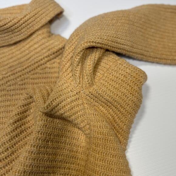 Pilcro Anthropologie Cowl Neck Tunic Sweater Honey Beige Women’s Small Neutral - Picture 13 of 16